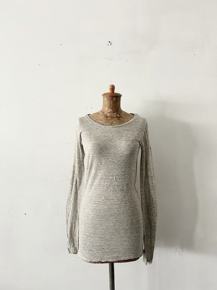 TOUJOURS コットン ニット カットソー サイズF拍卖