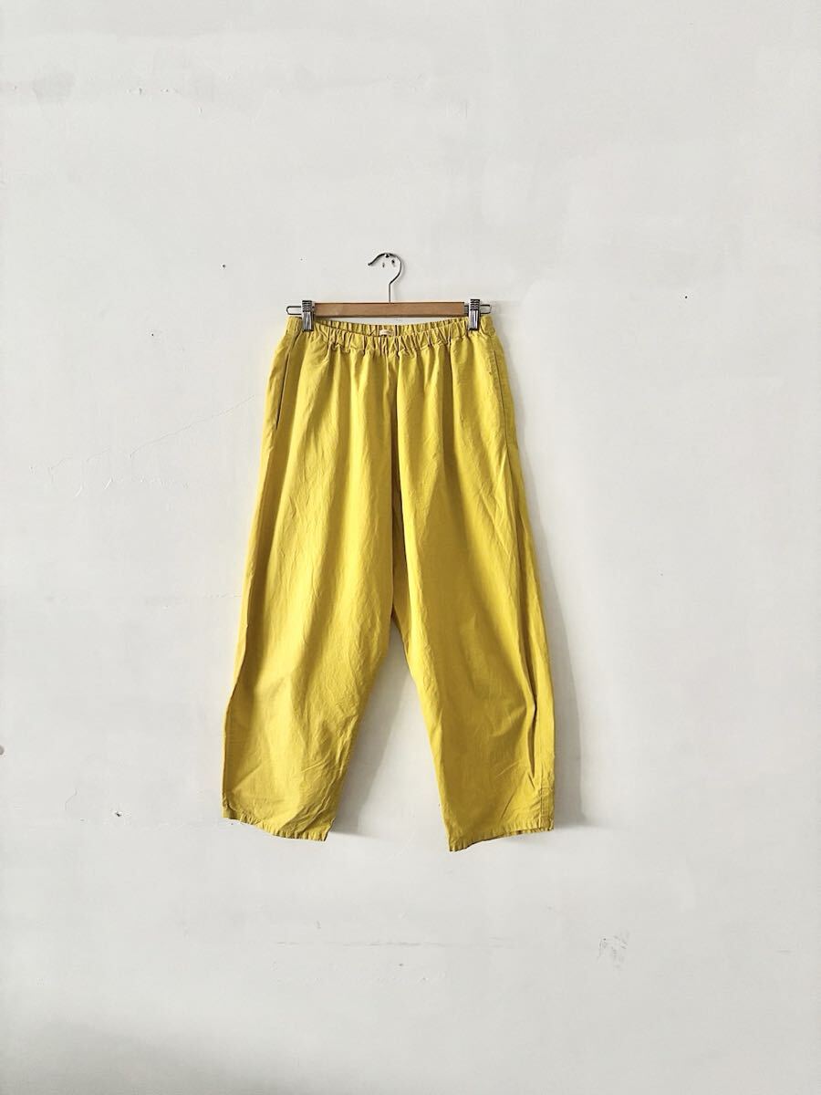 ApuntoB Trousers   イエロー パンツ コットン ウエスト ゴム拍卖