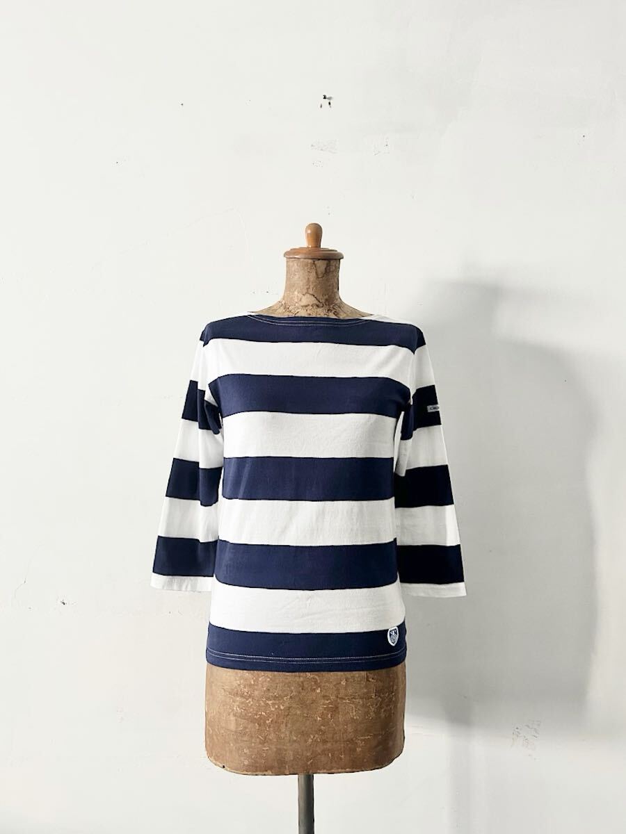 ORCIVAL ボーダーカットソー サイズ0拍卖