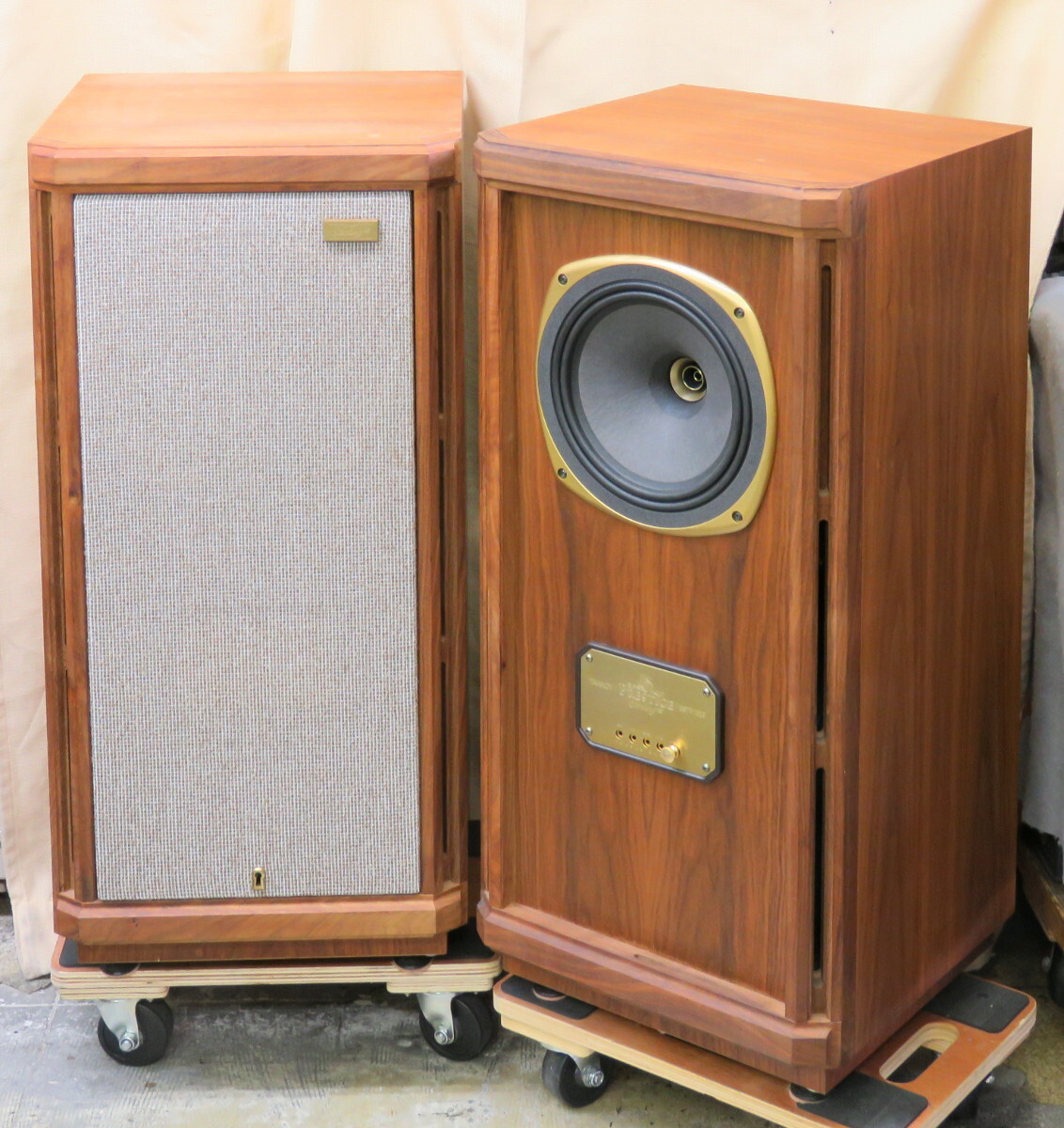 スピーカー TANNOY Stirling/SE 25cm同軸2ウェイ(25cm、5.2cm) 95W(連続) 8Ω 取説・鍵あり 音出し確認済拍卖