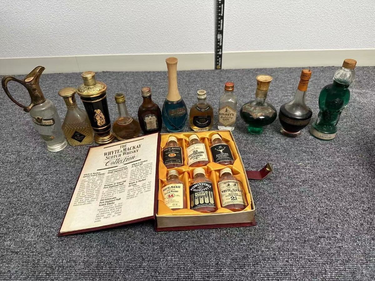 洋酒 ウイスキー ブランデー ミニボトル 古酒 リキュール サントリー テキーラ CAMUS拍卖