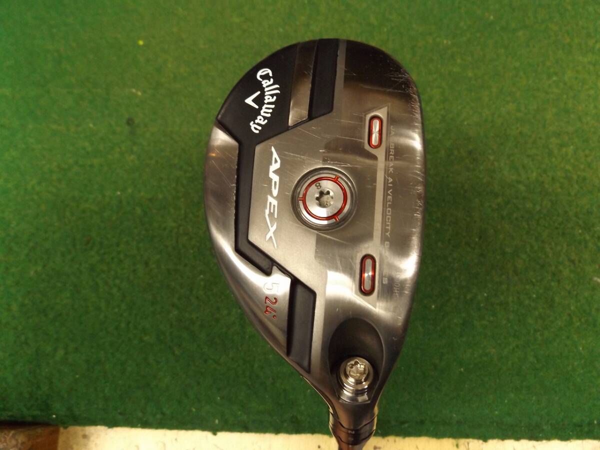 【税込】3809 APEX (2021) #5 24° 純正カーボン R カバー有 キャロウェイ エイペックス ユーティリティ .983983拍卖