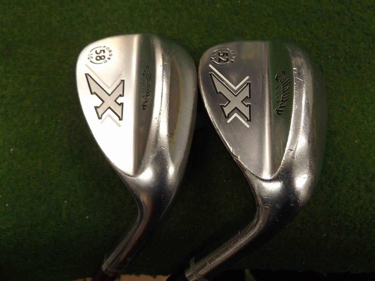 【税込】5309 X FORGED ミルキークロム 52°+58° DG S300 セット キャロウェイ Xフォージド ウェッジ .拍卖