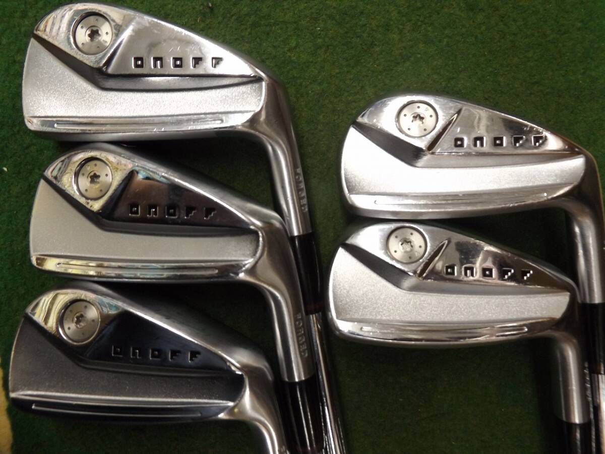 【税込】4877 ONOFF FORGED KURO 2024 #5-PW NS MODU S3 TOUR 105 S カスタムグローブライド オノフ アイアンセット .985185拍卖