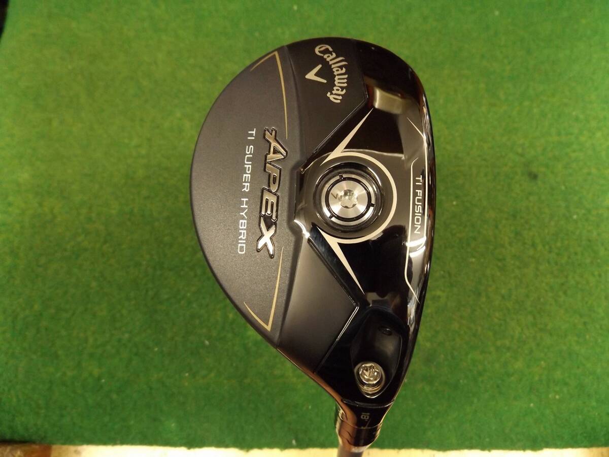 【税込】3818 APEX TI SUPER HYBRID 3H 18° 純正カーボン S カバー有 エイペックス スーパーハイブリッド ユーティリティ .984973拍卖