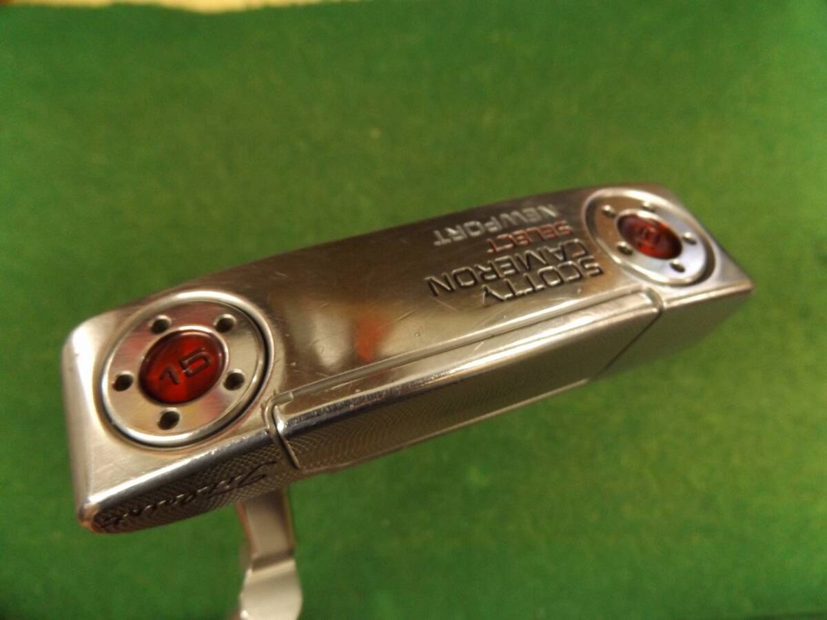 【税込】6890 SCOTTY CAMERONN Select 2016 NEWPORT 34インチ カバー有 スコッティキャメロン セレクト ニューポート パター .985802拍卖
