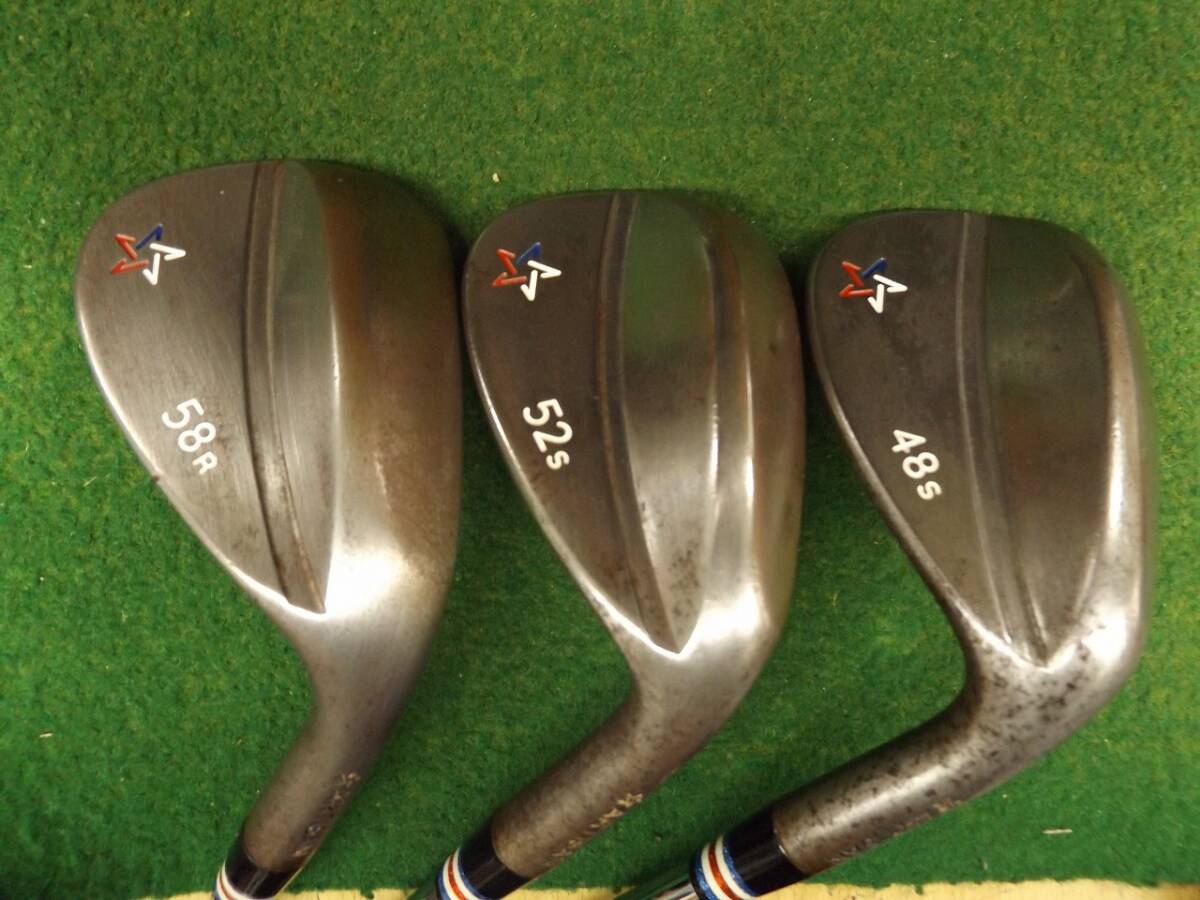 【税込】5325 ARTISAN WEDGE ノーメッキ 48°+52°+58° DG S200 セット アーティザン ウェッジ .拍卖