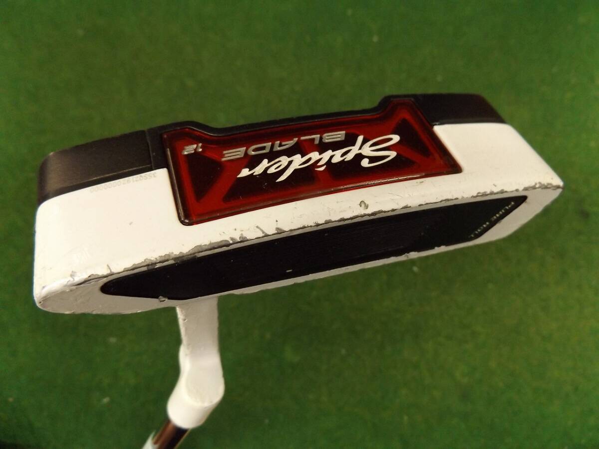 【税込】6898 SPIDER BLADE 12 34インチ カバー無 テーラーメイド スパイダー ブレード パター .986564拍卖