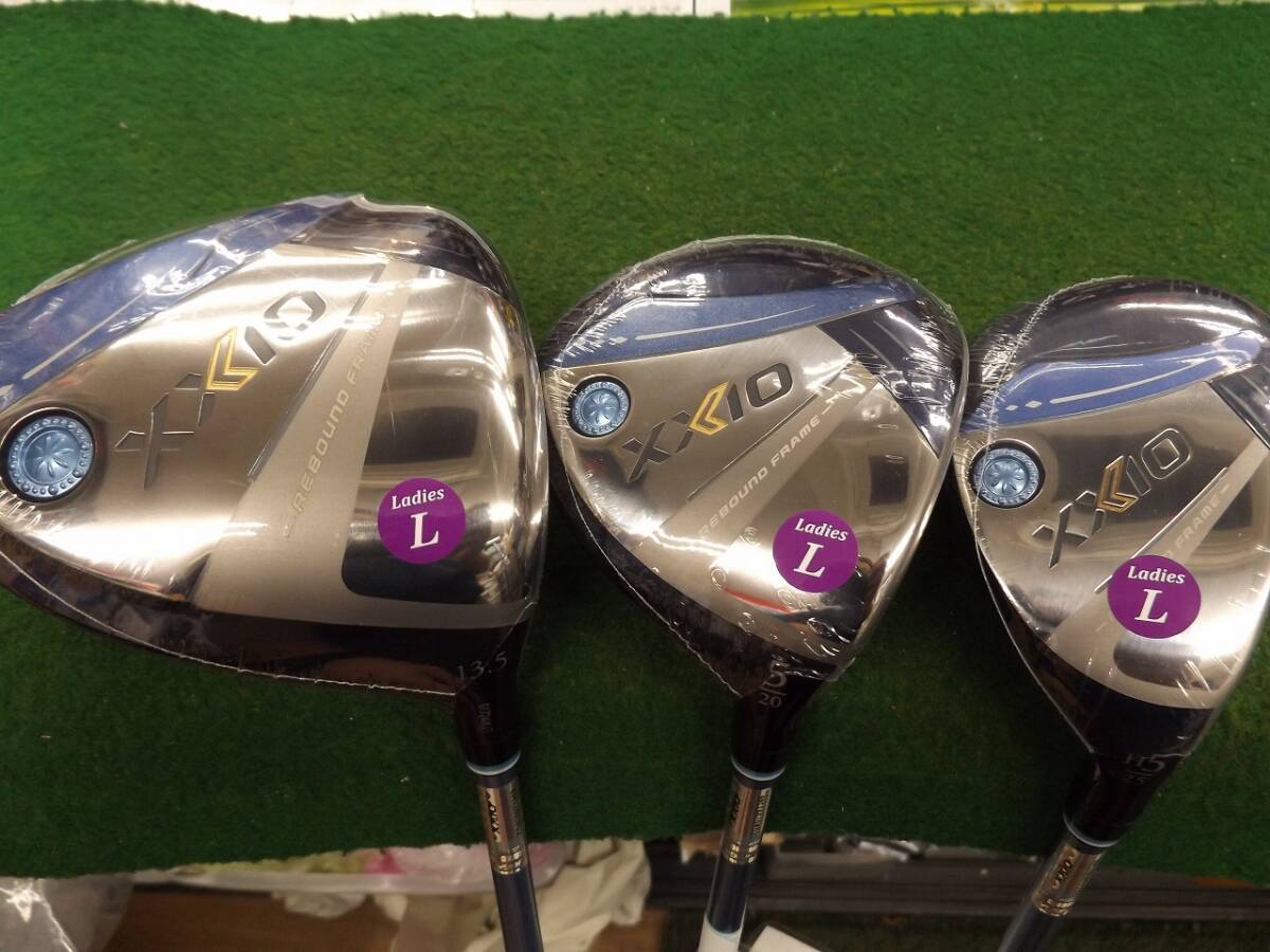 【税込】XXIO 2024 ブルー 1W+5W+H5+アイアンセット L カバー有 新品 ダンロップ ゼクシオ レディスセット .拍卖