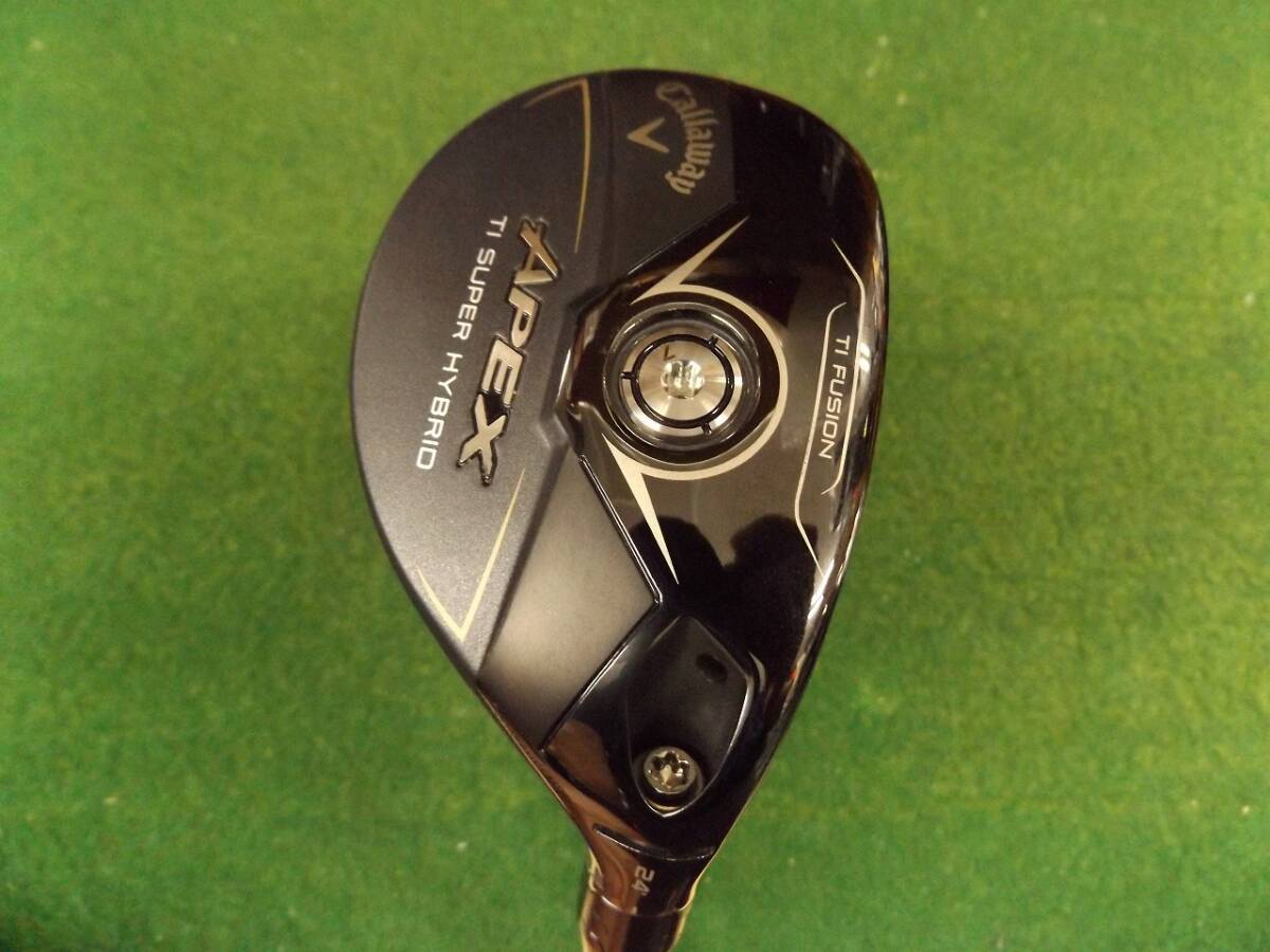 【税込】3840 APEX Ti SUPER HYBRID 24° VENTUS HB BLUE 2025 VELOCORE+ 9 X カバー有 キャロウェイ エイペックス ユーティリティ .987431拍卖