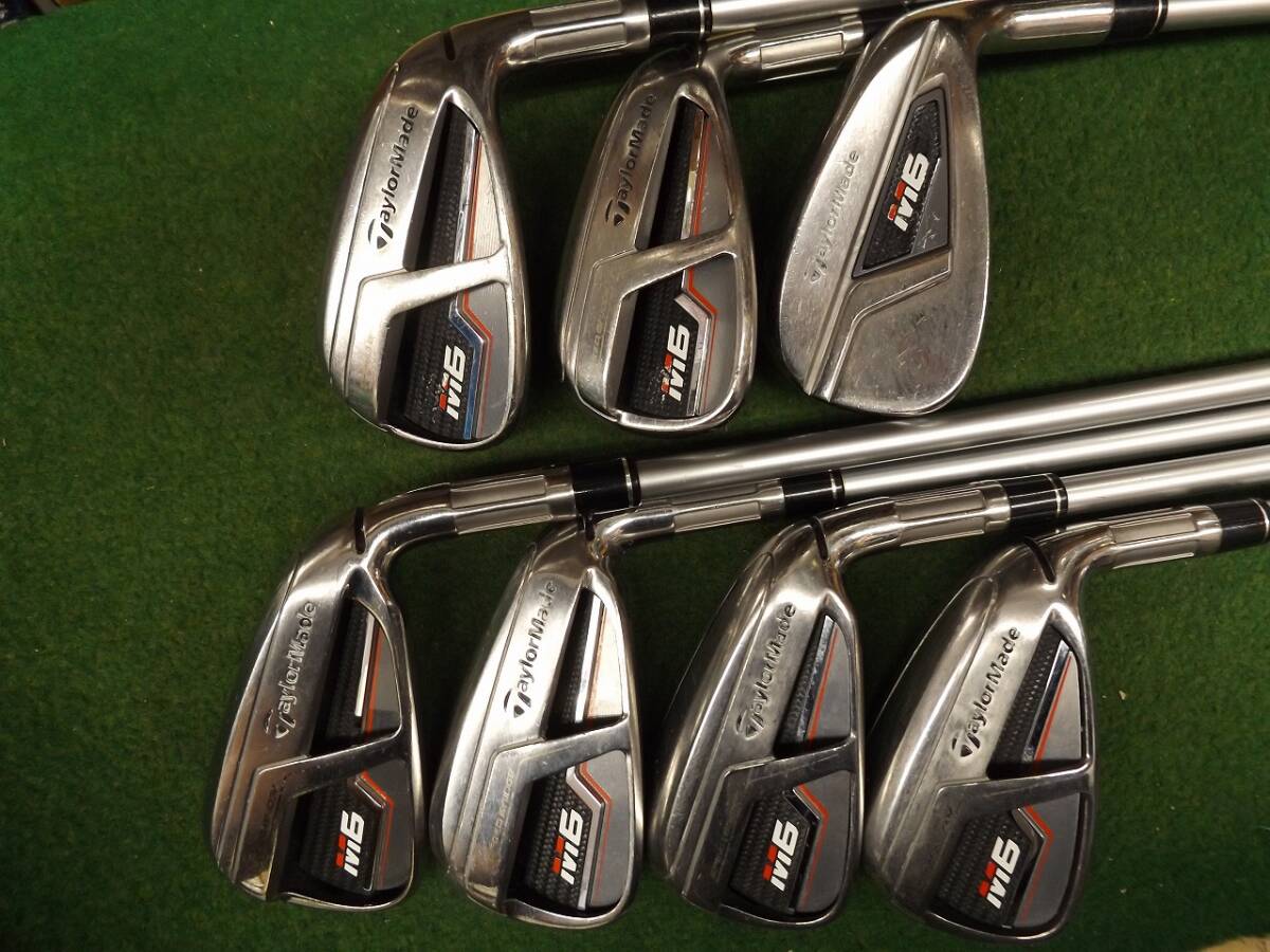 【税込】4892 M6 #5-PW,AW 純正カーボン R テーラーメイド アイアンセット .987455拍卖