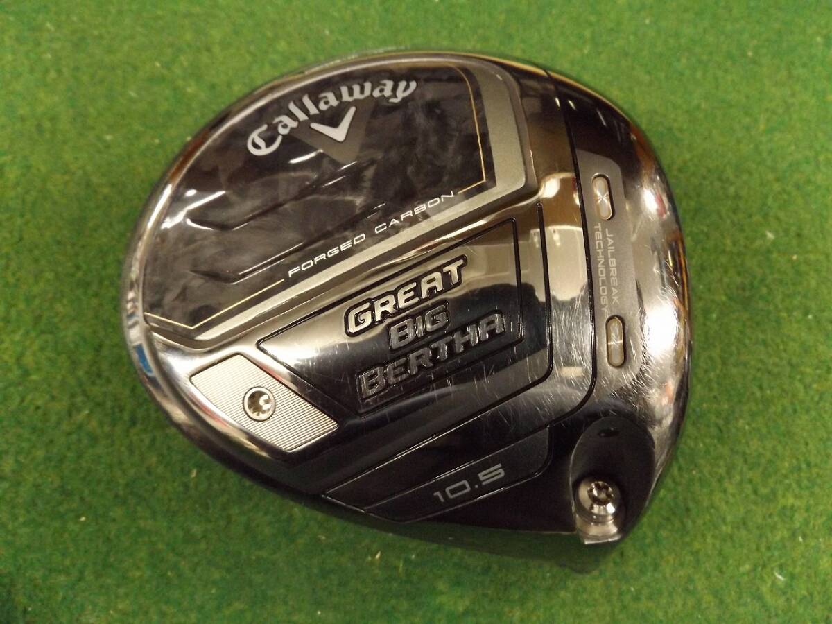【税込】1130 GREAT BIG BERTHA 2023 (US) 10.5° ヘッド単品 カバー無 キャロウェイ グレートビッグバーサ ドライバー .878012拍卖