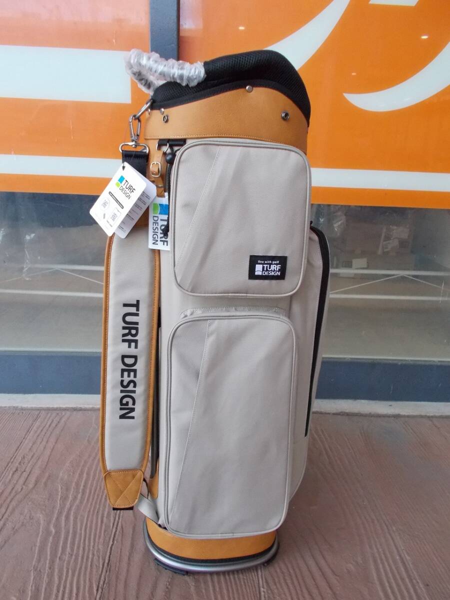 【税込】新品 TURF DESIGN TDCB-BE70 軽量 9.5型 2.5kg ターフデザイン キャディバッグ拍卖