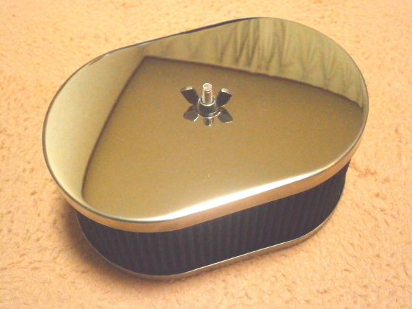 NEW★ソレックスSOLEX/ウェーバーWEBER用ステンレス*エアーフィルター新品エアクリーナー/ステン/エアクリ/キャブレターDCOE/DCO/40/44/45拍卖