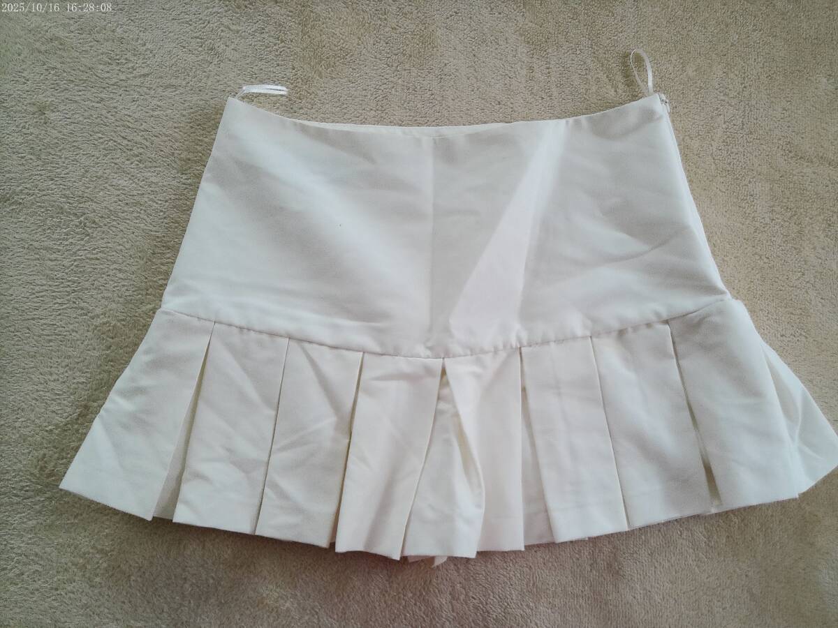 ■ZARA■ザラ■ホワイト■プリーツスカート■サイズM■ミニスカート■拍卖