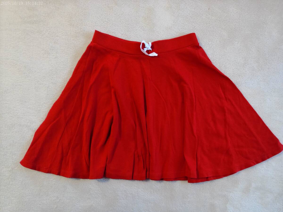 ■PETITBATEAU■プチバトー■赤■サイズ10歳■スカート■サイズ140■拍卖