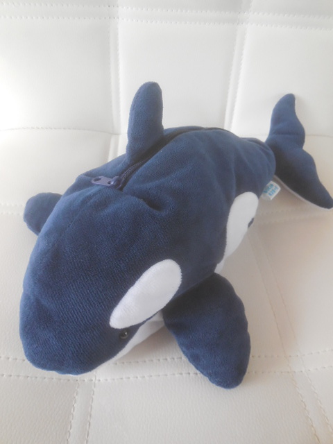 ↑ぬいぐるみペンポーチ↑くじら↑ネイビー↑拍卖