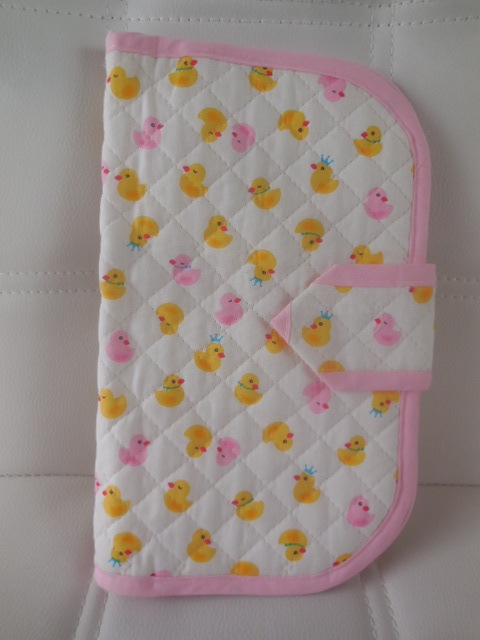 ↑ハンドメイド↑母子手帳ケース↑ピンク×ホワイト↑ひよこ↑拍卖