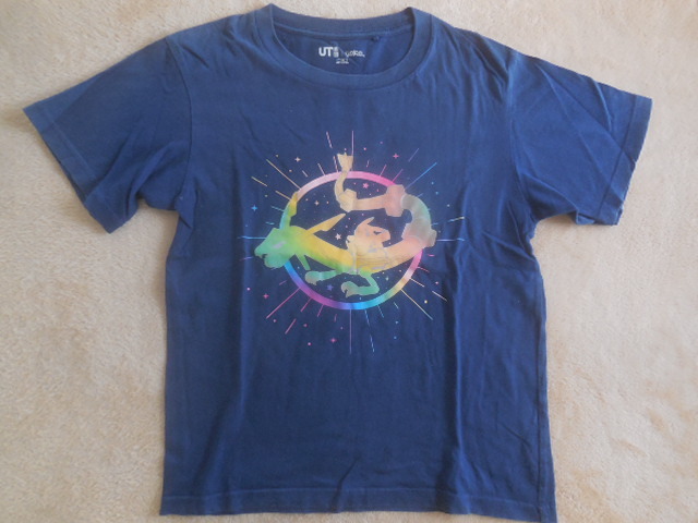 ↑ユニクロ↑UT↑ポケモン半袖Tシャツ↑ネイビーブルー↑サイズ140↑拍卖