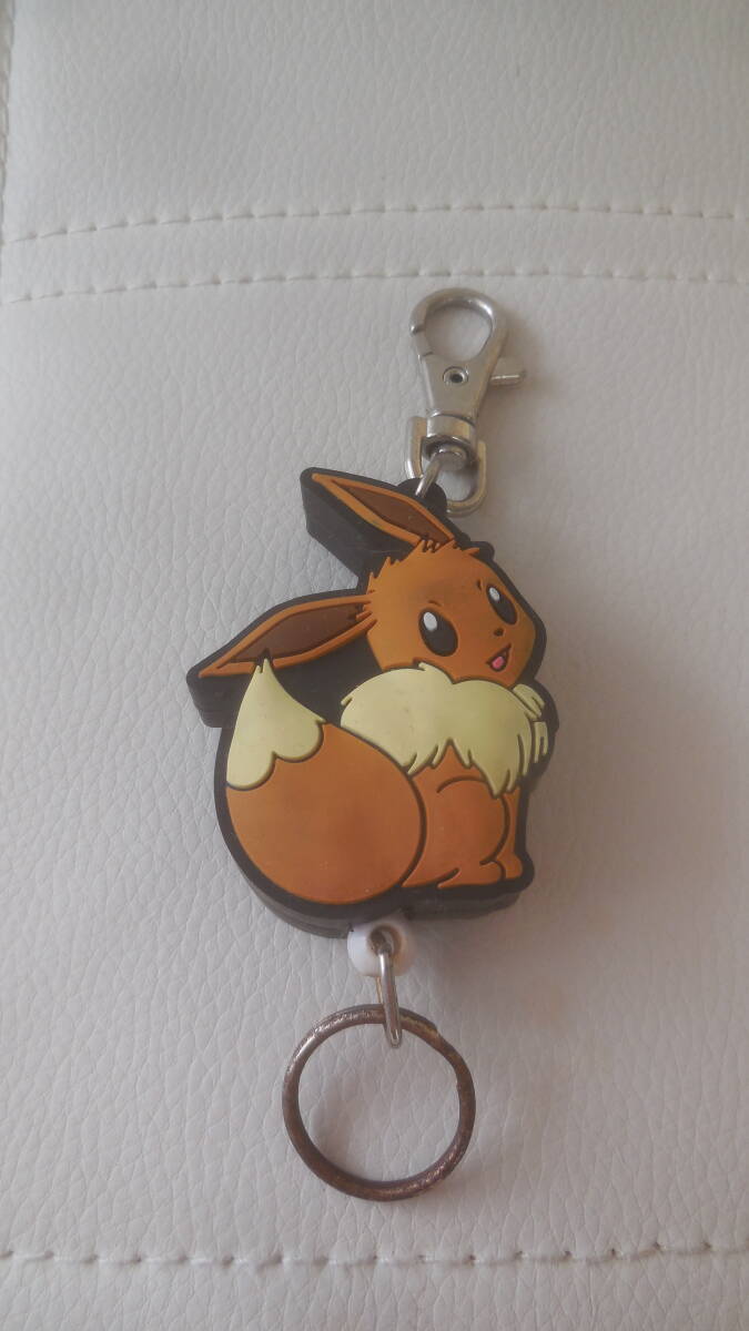↑ポケモン↑イーブイ↑ラバーリールキーホルダー↑拍卖