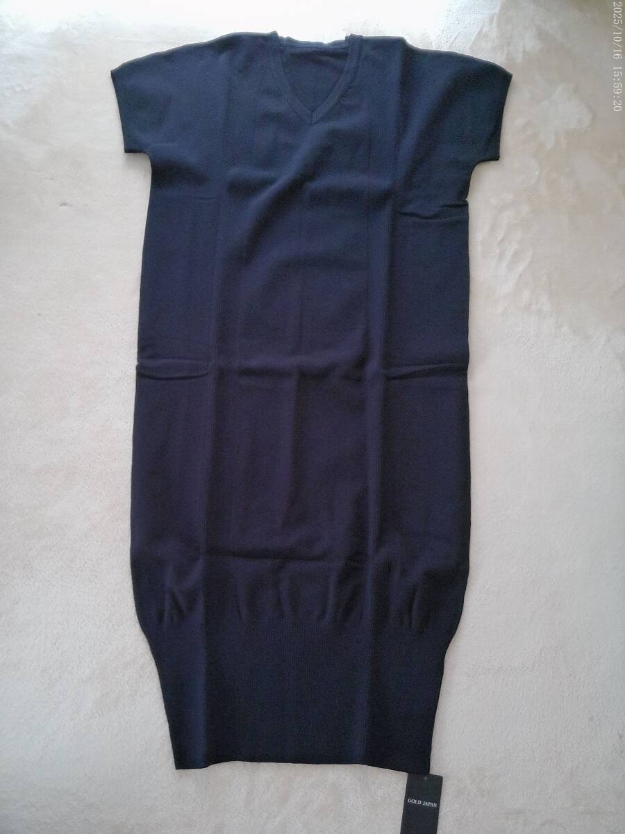 ■GOLDJAPAN■黒■半袖ワンピース■大きなサイズ■サイズLL■SW-0550■拍卖