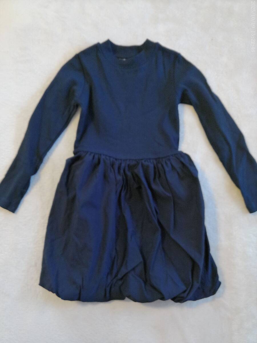 ■ZARA■黒■バルーン裾■ワンピース■サイズ8歳■128cm■拍卖