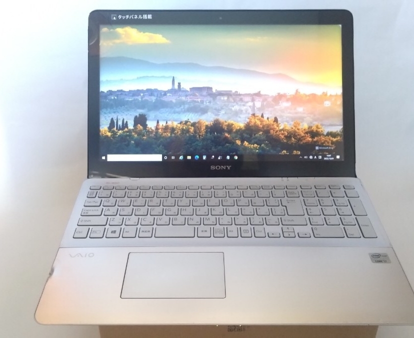 SONY VAIO Fit 15 Windows10 i7 12GB ブルーレイ Full HD タッチ 15.6インチ USED拍卖