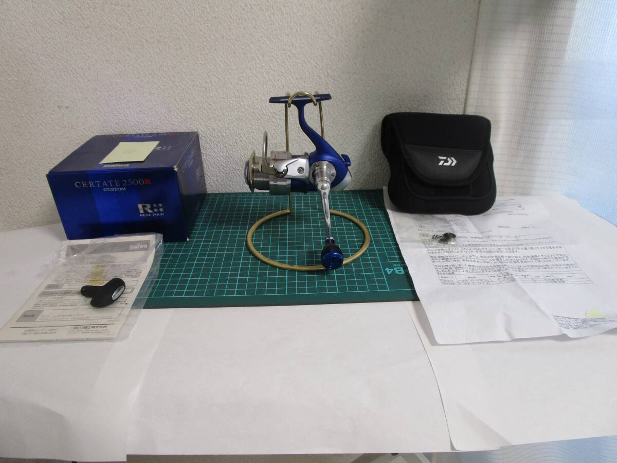 06セルテート2500Rカスタム 美品 ハンドルノブ Gクラフト バサートに交換 ノーマルあり オーバーホール済 箱 説明書 ②拍卖