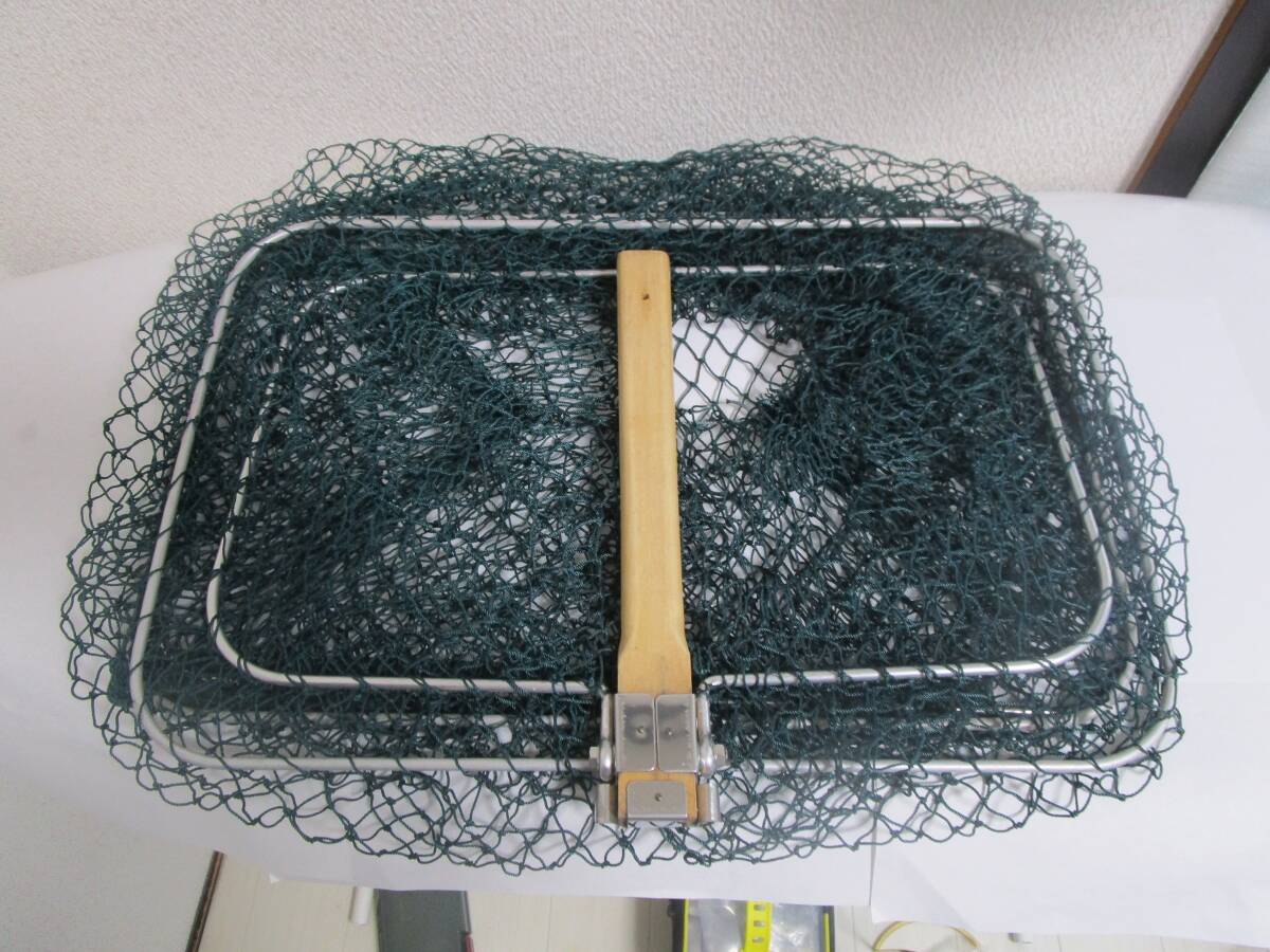 イカダ 釣り堀 筏 ビク 活かし KISIMITO製 取っ手折り畳み式、H=1.35m 口 23cm×37cm 27cm×43cm 3段拍卖