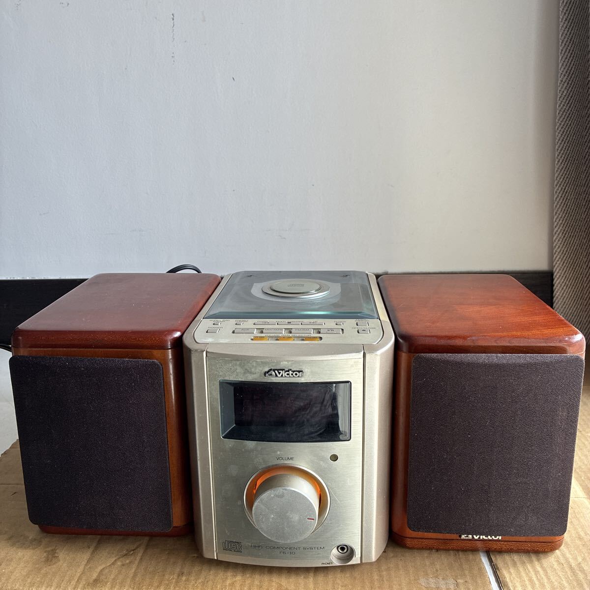 オーディオ機器 Victor FS-10 SP-FS10 ビクター HI-FI コンポーネントシステム ★通電確認済み★現状品拍卖