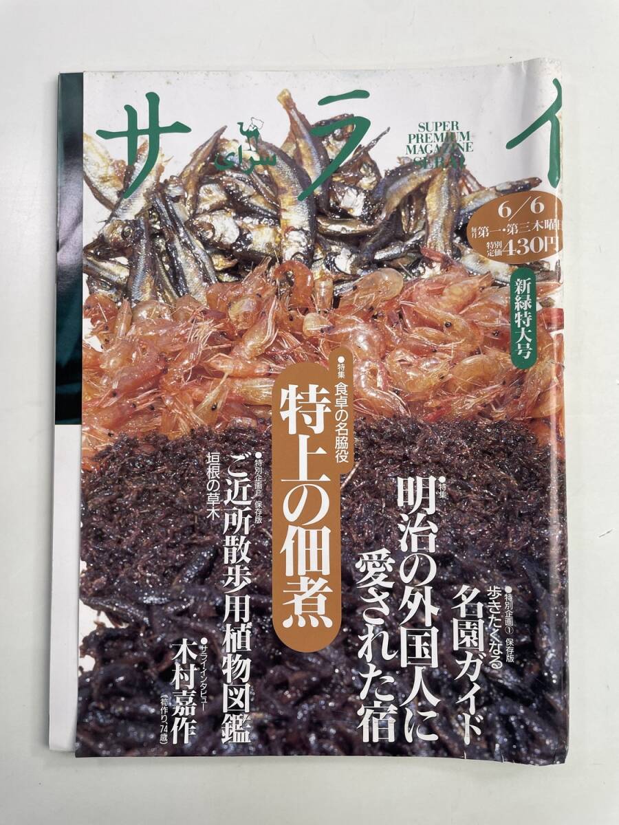サライ 1996年6/6新緑特大号 特集特上の佃煮【z188558】251030拍卖