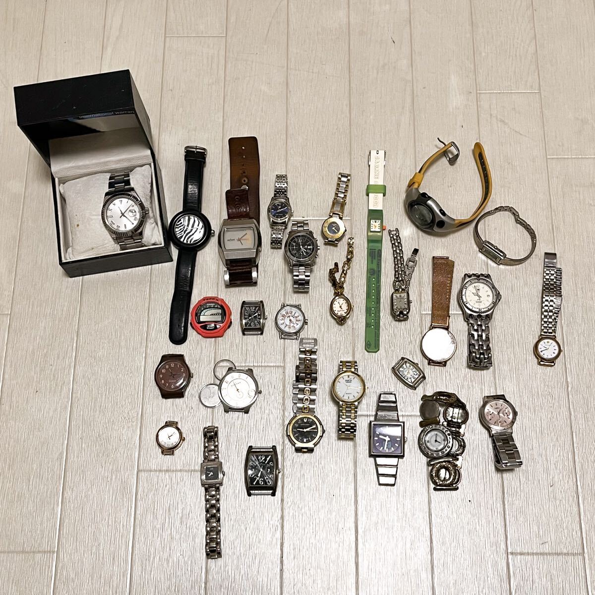 K32★ 28点 SKAGEN zucca NIKE CASIO Paul Smith INED ELGIN mila schon 等 クォーツ デジタル 腕時計 ウォッチ メンズ レディース拍卖