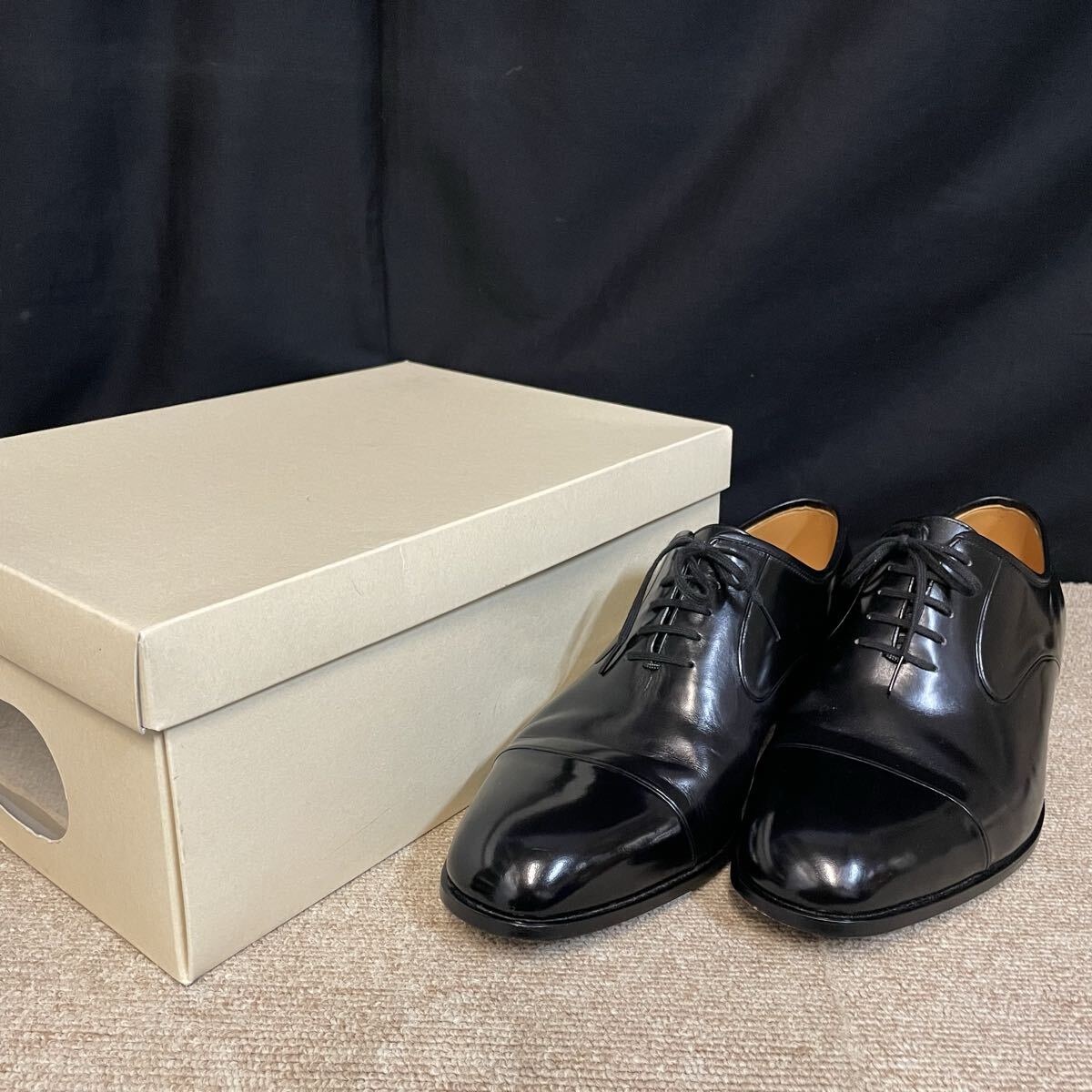 E687 A■ Marelli マレリー Refreshoe リフレッシュー ビジネスシューズ 革靴 ブラック 黒 27.0cm PAT.733645 8114 27拍卖