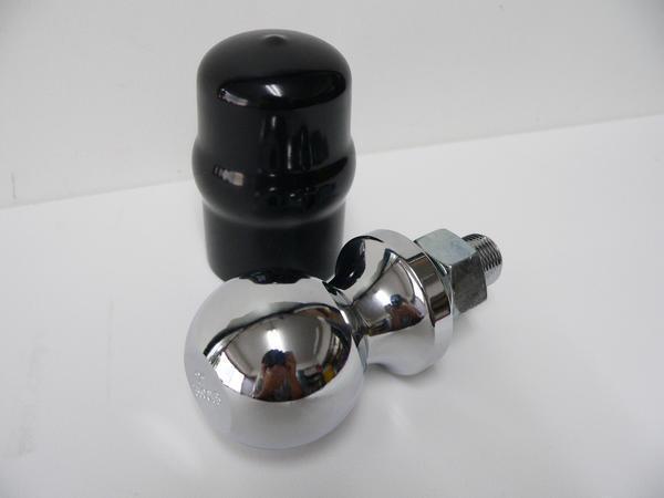 LONGCHIH 2インチ ヒッチボール&ボールカバー 19mmシャフト3500LBS シャフト長 57mm拍卖