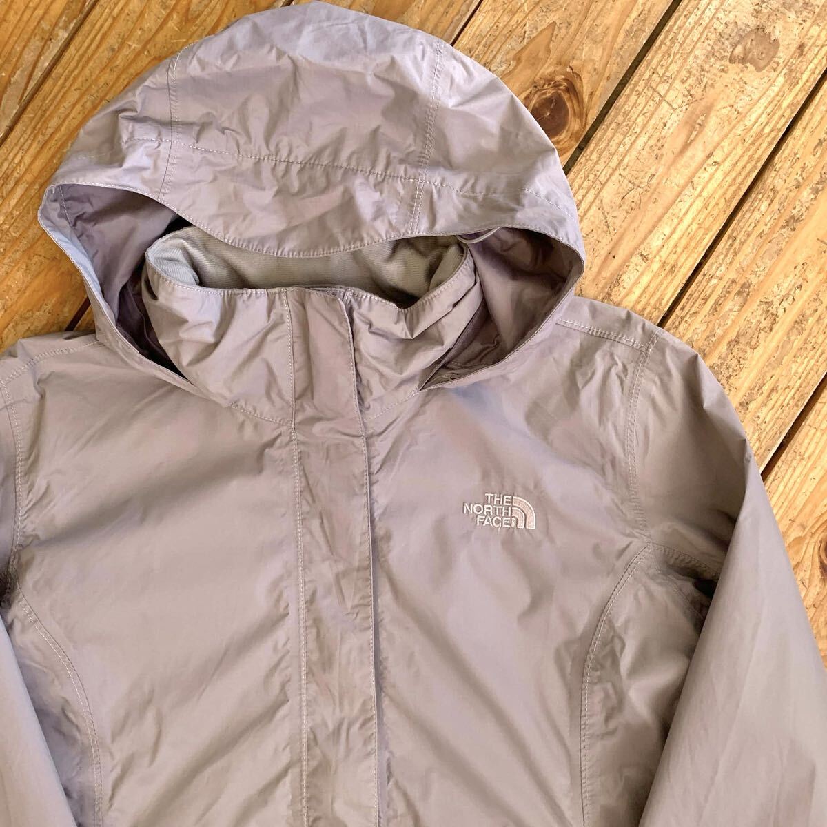 USA古着 THE NORTH FACE ノースフェイス ナイロンジャケット レディース Lサイズ アウトドア キャンプ 裏メッシュ カジュアル J4130拍卖