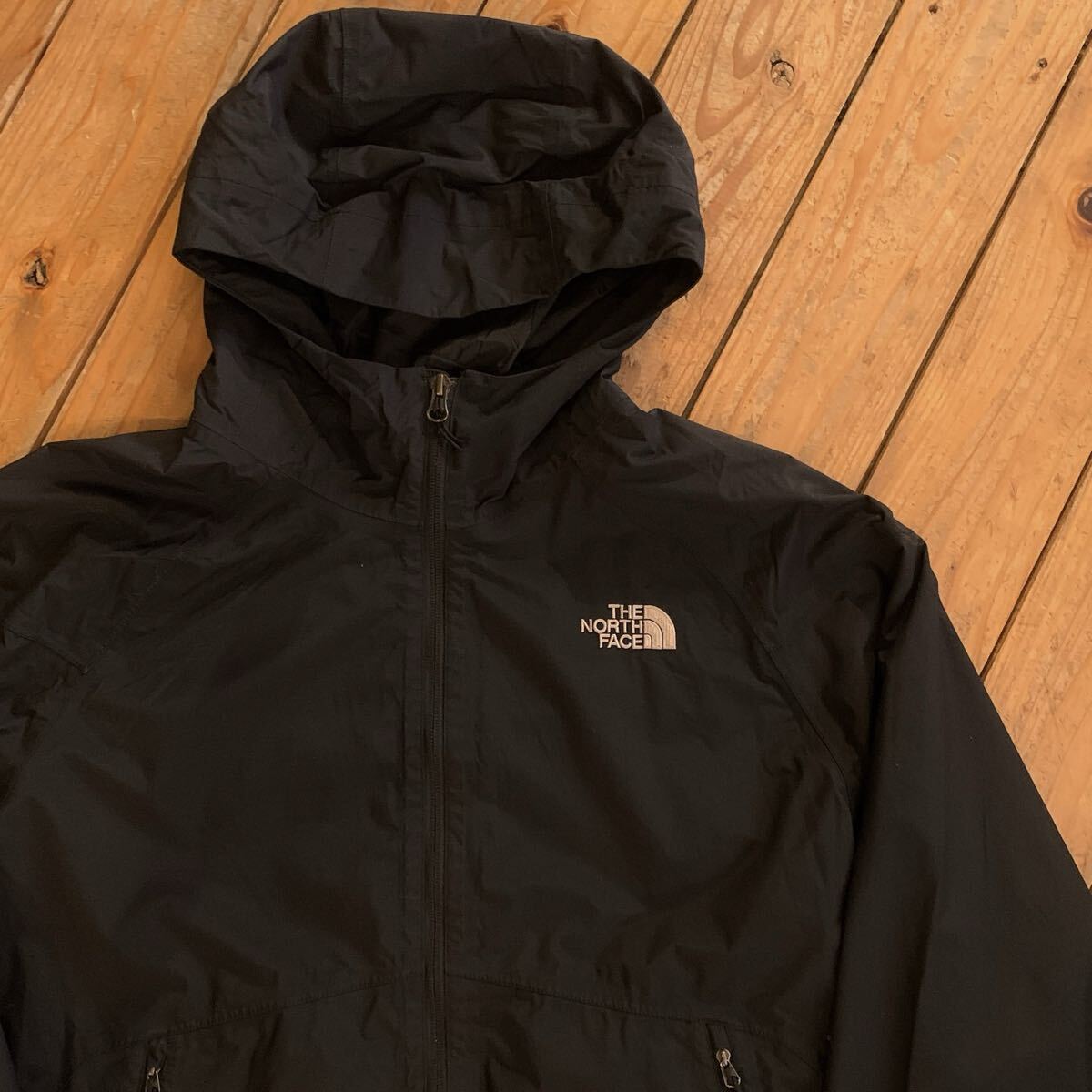 USA古着 THE NORTH FACE ノースフェイス ナイロンジャケット メンズ Mサイズ フルジップ Dryvent アウトドア キャンプ 裏メッシュ J4137拍卖