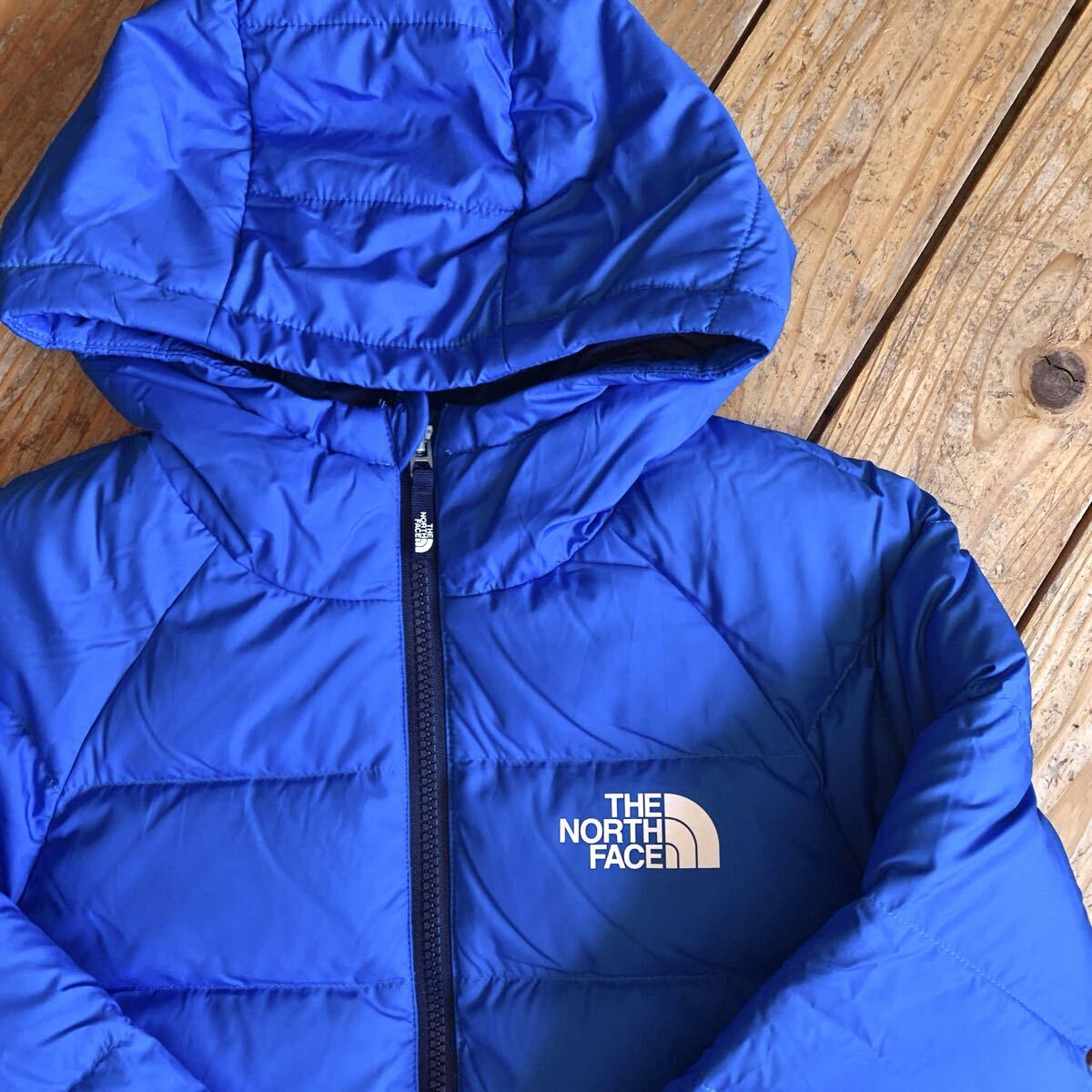 USA古着 THE NORTH FACE ノースフェイス ダウンジャケット ボーイズ XSサイズ 防寒 アウトドア キャンプ レジャー フルジップ J4194拍卖
