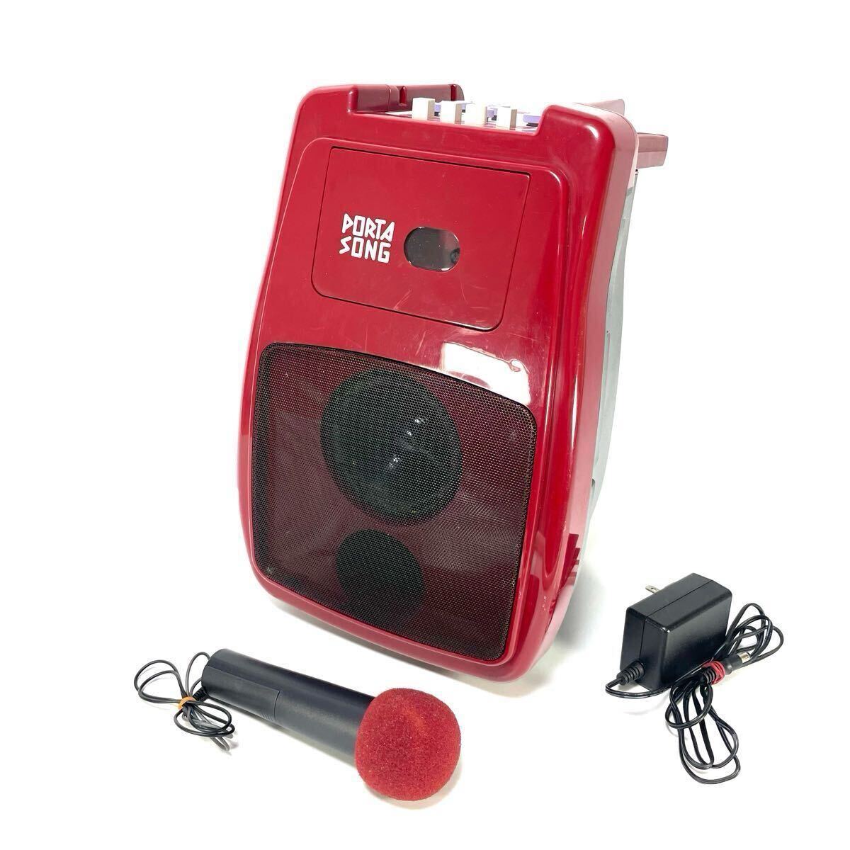 中古 セイコーエプソン 木下貿易有限会社 カラオケ PORTASONG PS-1000 カラオケ機器 カラオケ本体 KARAOKE カセットテープ マイク 音響機器拍卖