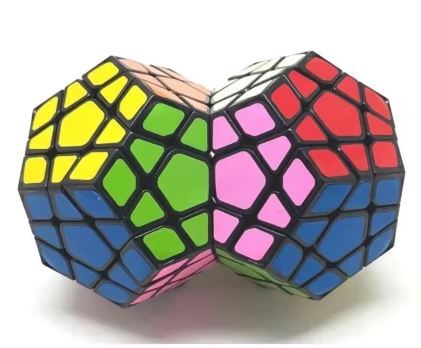 【Megaminx/NS-CB556】 ダブルメガミンクス ブラックボディ カルビンのパズル マジック キューブ拍卖