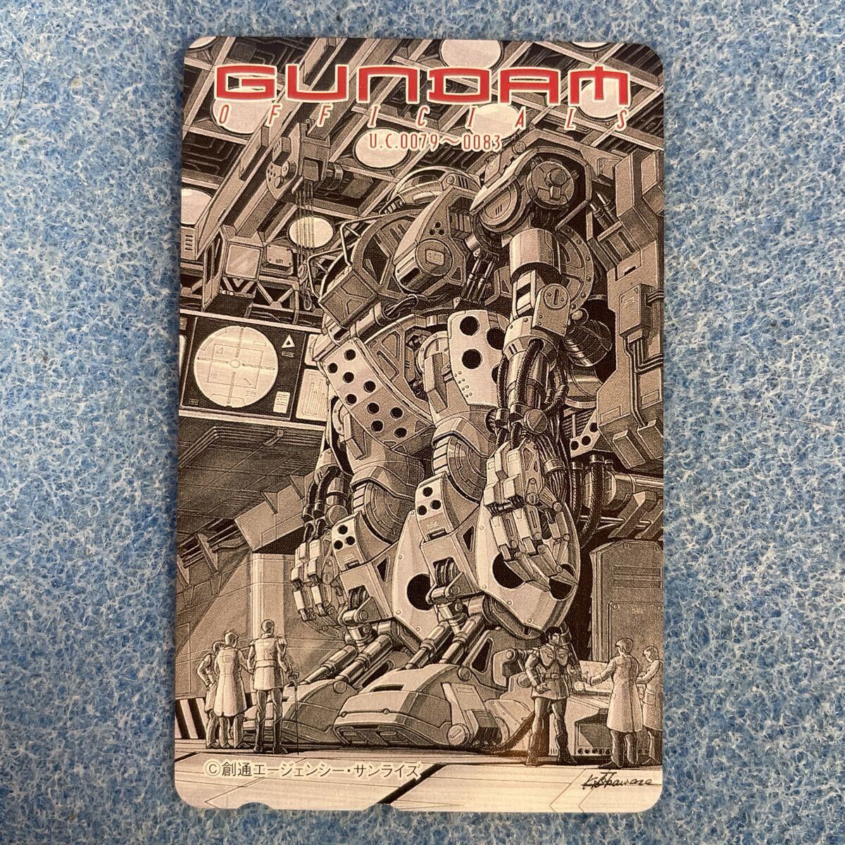 T034【未使用】「GUNDAM OFFICIALS U.C.0079〜0083」テレホンカード 50度 テレカ ガンダム サンライズ拍卖
