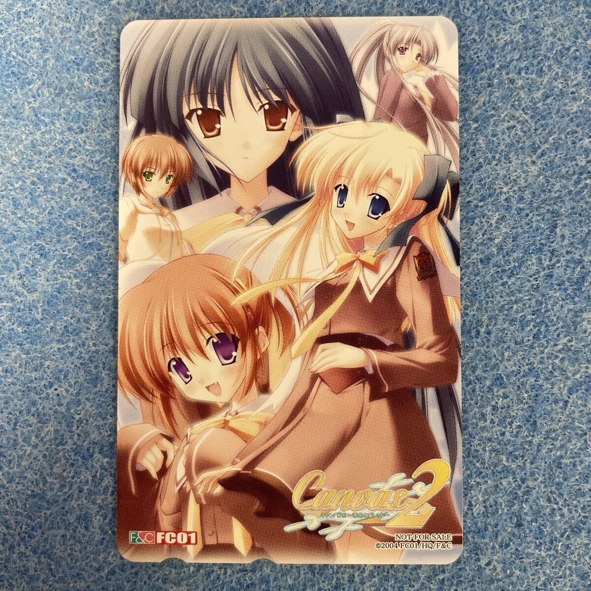 T065【未使用】「Canvas2 茜色のパレット」 テレホンカード 50度 テレカ 非売品拍卖