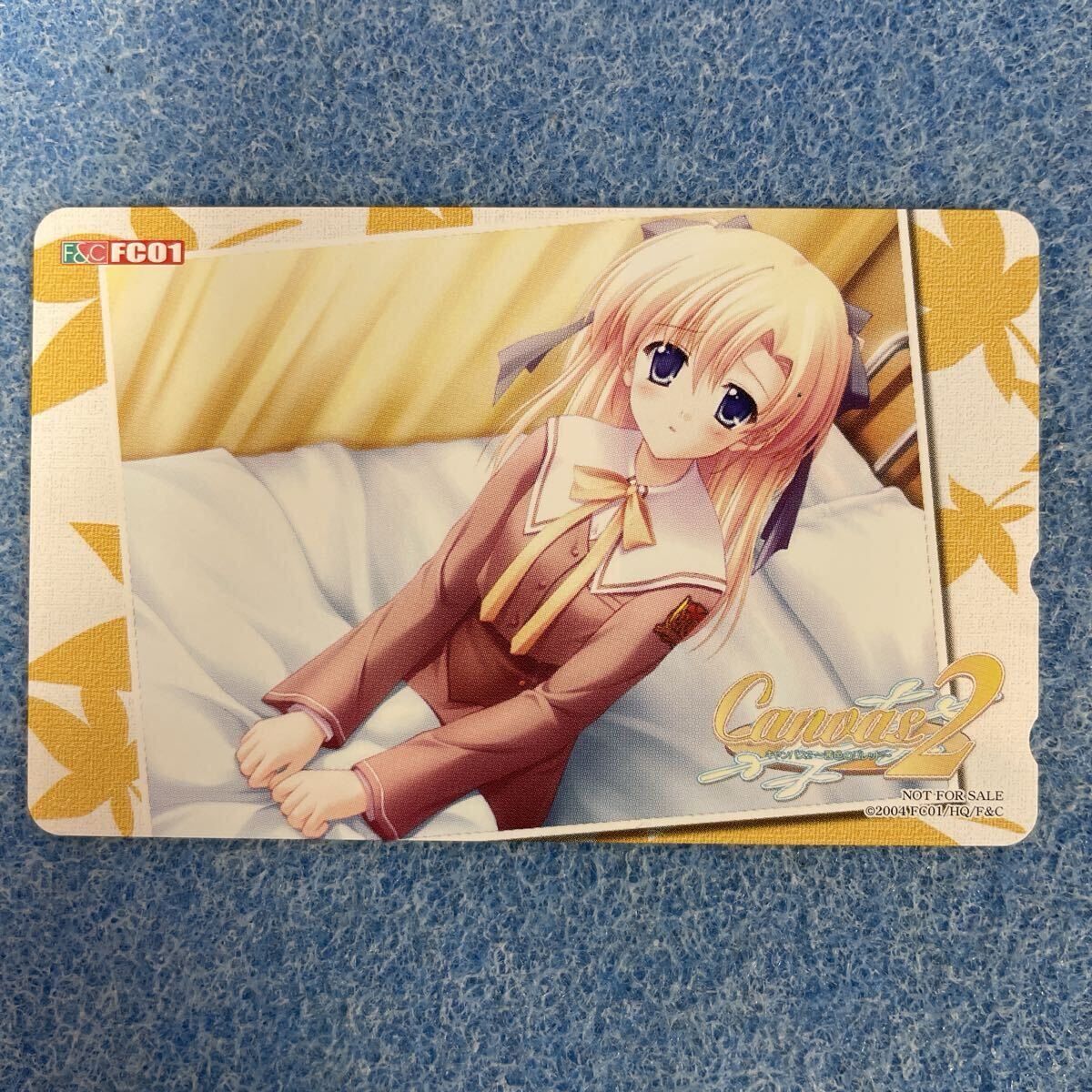 T066【未使用】「Canvas2 茜色のパレット」 テレホンカード 50度 テレカ 非売品拍卖