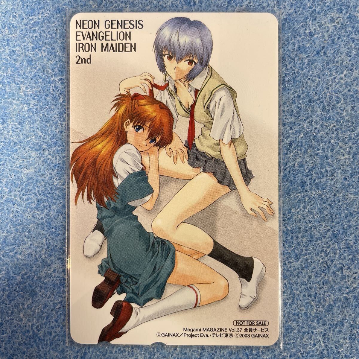 T070【未使用】「新世紀エヴァンゲリオン 鋼鉄のガールフレンド 2nd」惣流・アスカ・ラングレー 綾波レイ テレホンカード 50度 テレカ拍卖