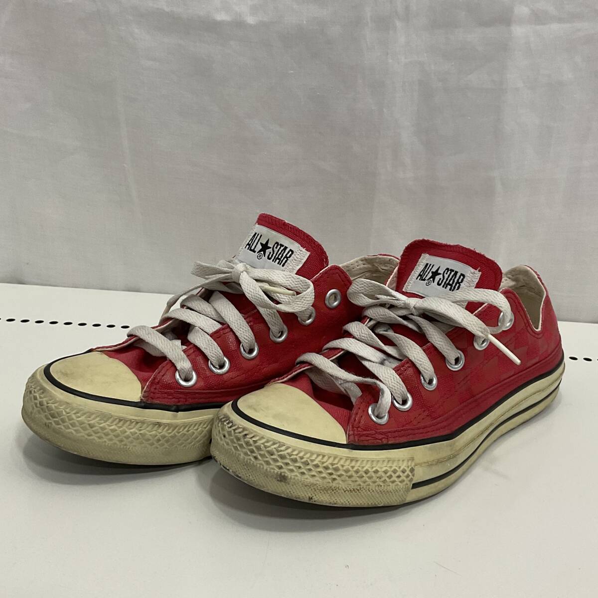 CONVERSE ALL STAR スニーカー レッド 23.5cm レディース コンバース オールスター E57拍卖