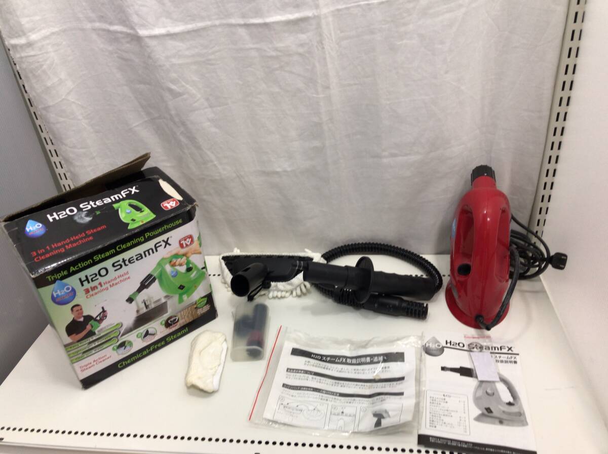 動作未確認 H2O スチームFX レッド 掃除 家電 KB-009A-RD R拍卖