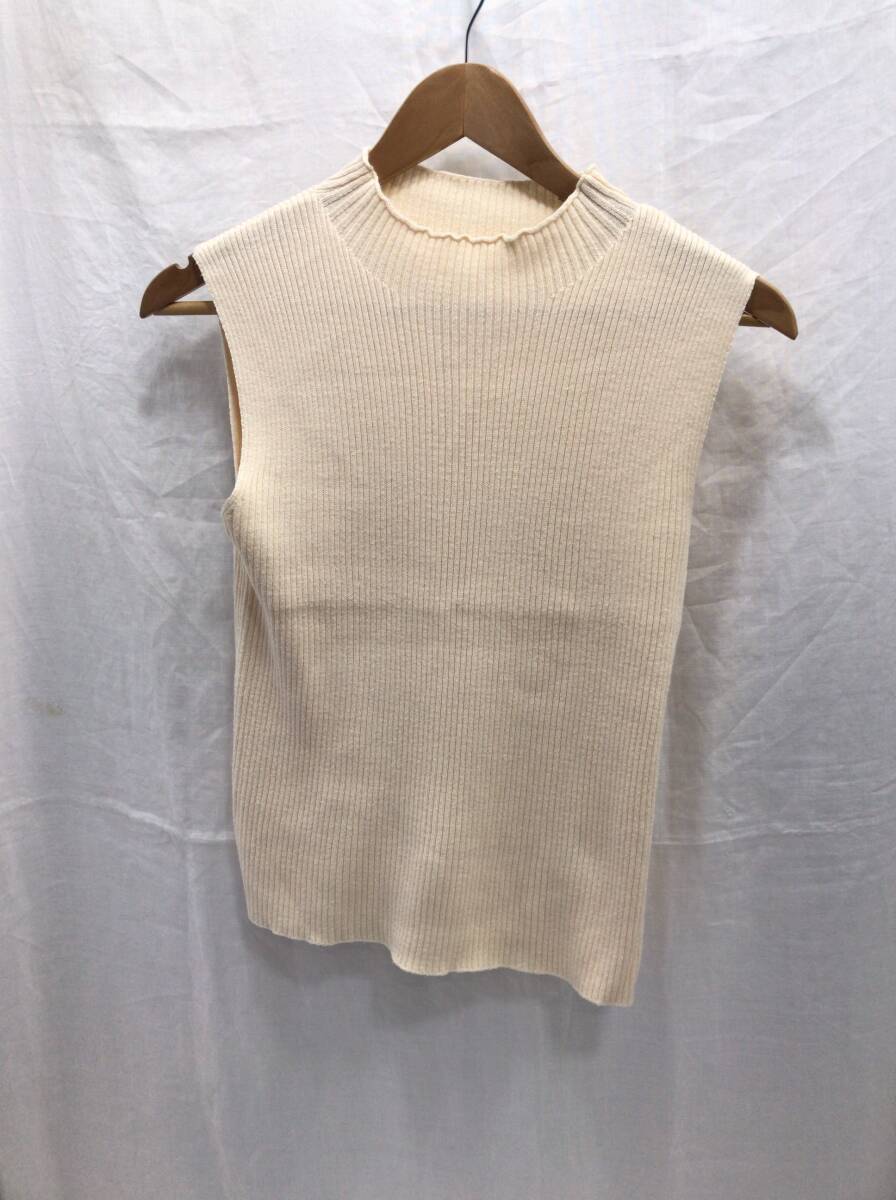 URBAN RESEARCH ニット ノースリーブ ホワイト フリーサイズ レディース E60k1拍卖