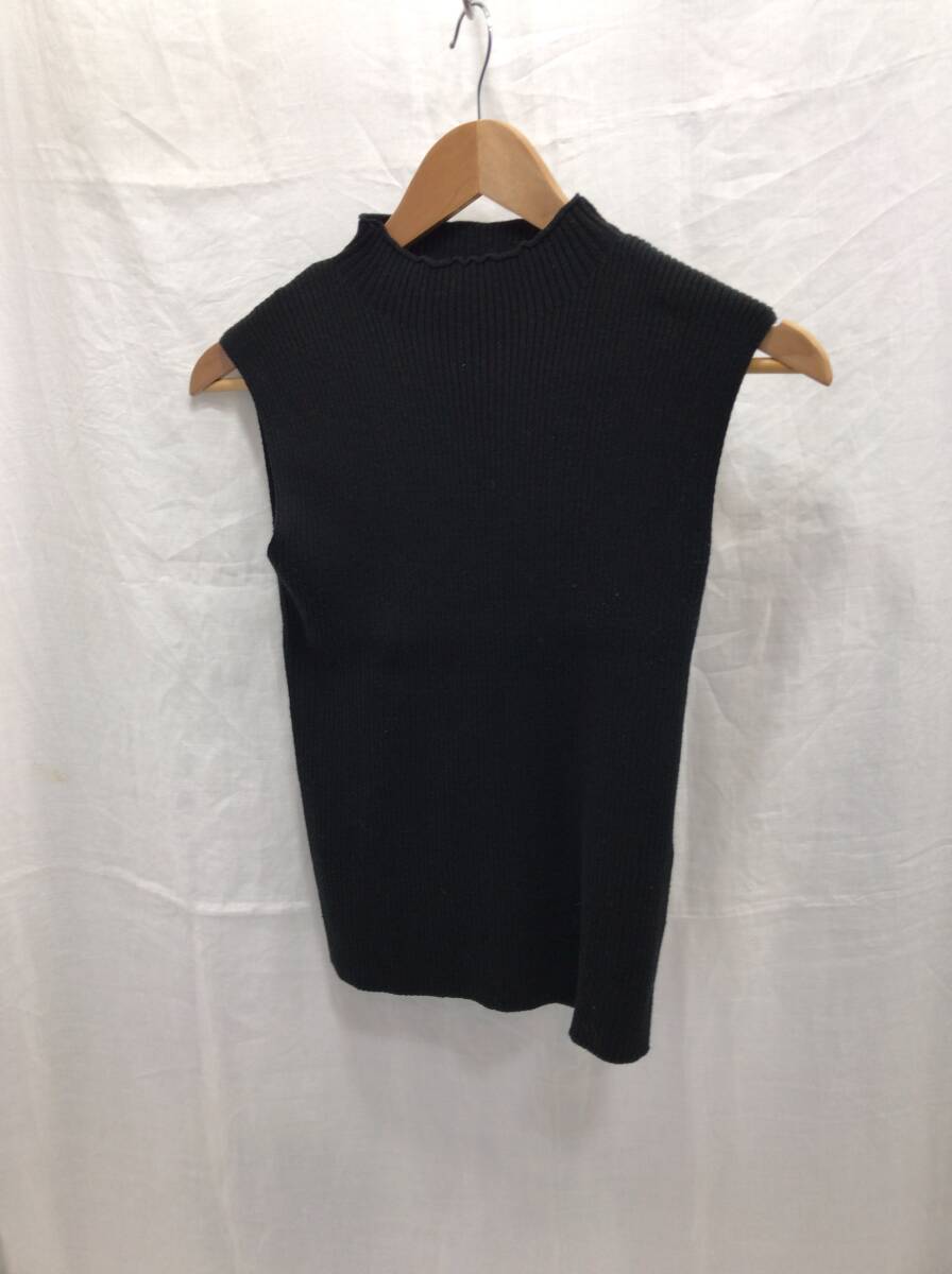 URBAN RESEARCH ニット ノースリーブ ブラック フリーサイズ レディース E60k2拍卖