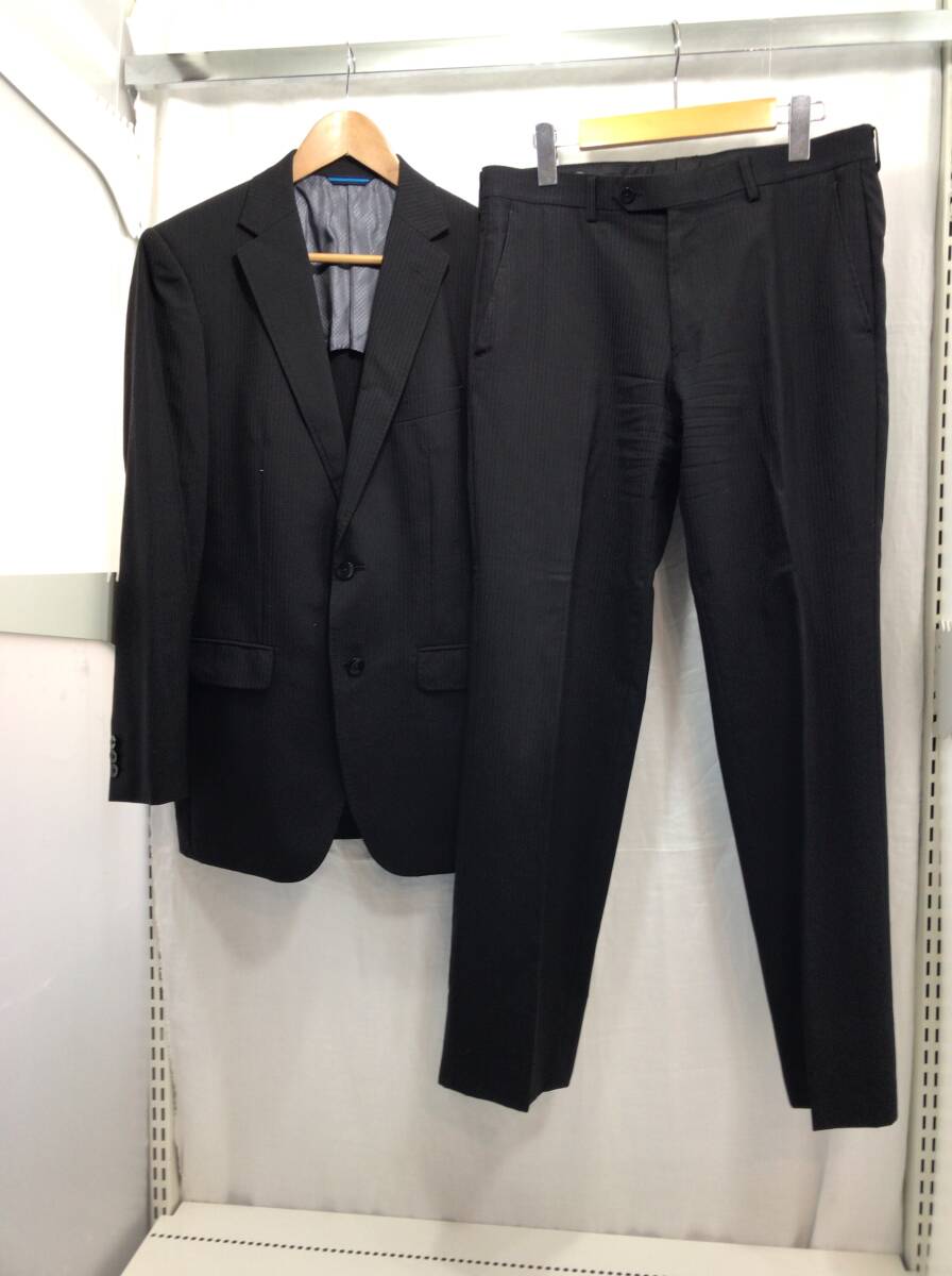 JUNKO SHIMADA スーツ セットアップ サイズ Y6 胸囲 94 胴囲 78 身長 175 JS homme メンズ ブラック ストライプ ジュンコ シマダ D26 拍卖