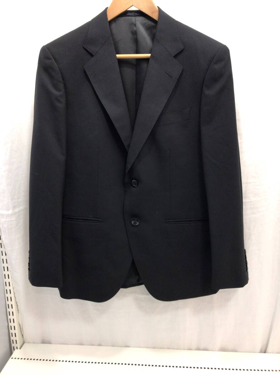 Micro Fiber Spun スーツ ジャケット サイズ DOROP 8 47 ブラック メンズ マイクロ ファイバー スパン B16拍卖