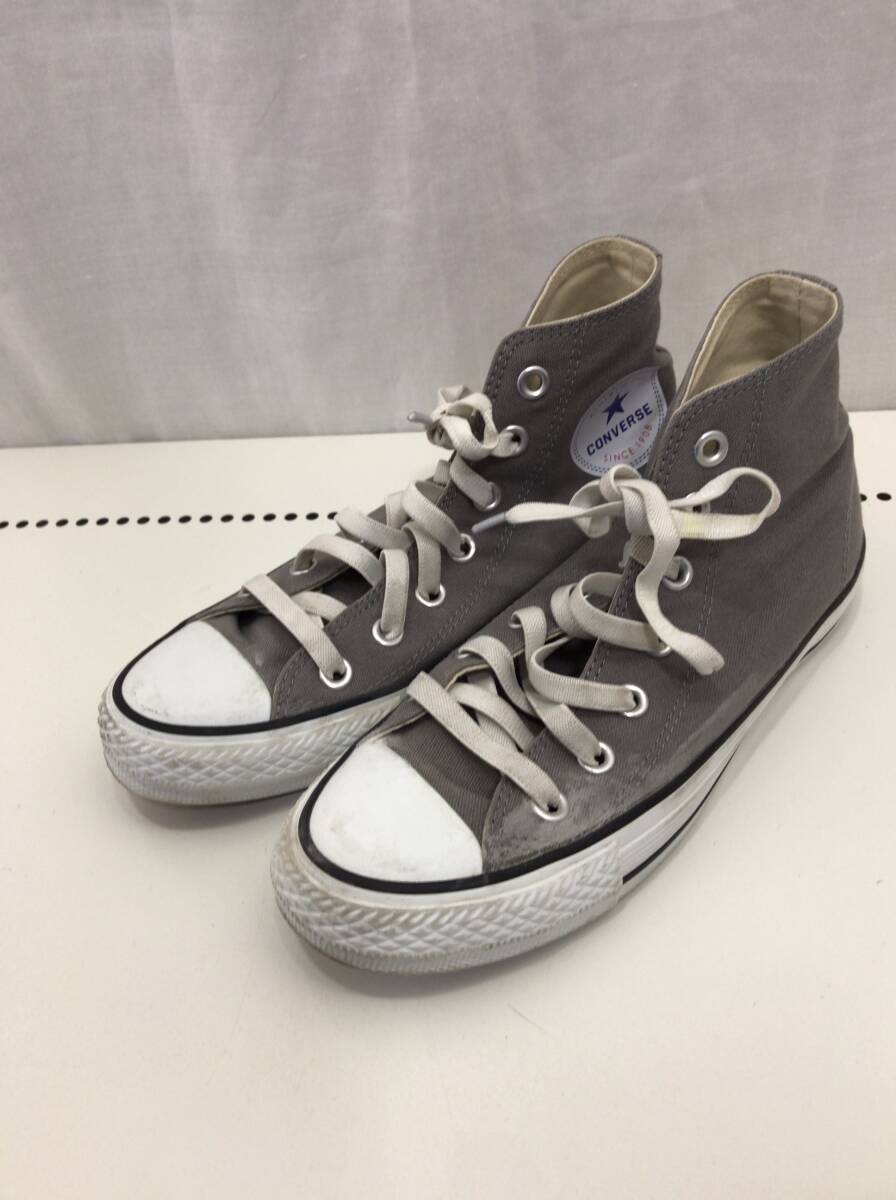 CONVERSE スニーカー グレー 23.5cm レディース コンバース E52k1拍卖